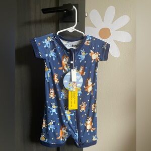 Bluey Little Sleepies Shorty size 12-18 month